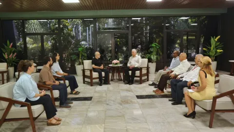 Küba lideri Díaz-Canel ve TKP Genel Sekreteri Okuyan Havana'da bir araya geldi: 'Kardeşçe bir görüşme gerçekleştirdik'