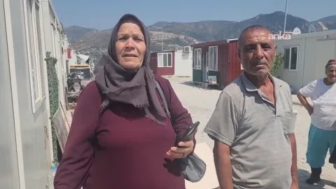 Hataylı depremzede: 'Konteynerinizden çıkmazsanız polis zoruyla kaldıracağız' diye tehdit ettiler