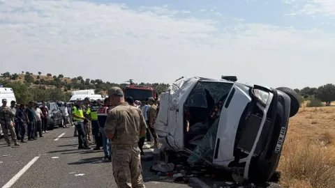 Diyarbakır Lice'de Minibüs Devrildi: 7 Ölü, 9 Yaralı