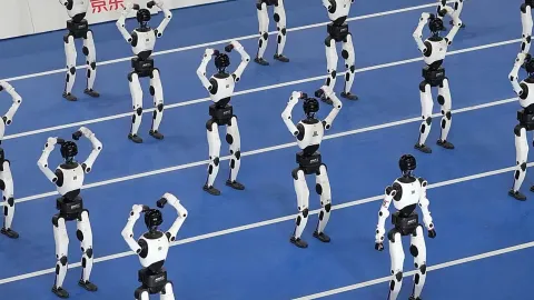 Pekin'deki Dünya İnsansı Robot Oyunları'nda Robotlar, Usain Bolt'un Rekorunu Geride Bıraktı