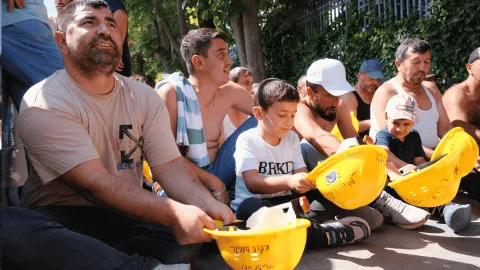 Ankara'da maden işçileri hakları için eylemlerini sürdürüyor