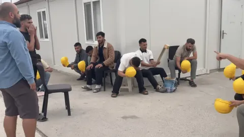 Sakarya Emniyet inşaatında parasını alamayan işçiler mücadelede kararlı