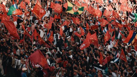 Portekiz Komünist Partisi'nin düzenlediği Avante Festivali 50. yılını kutlarken, Türkiye Komünist Partisi de katıldı