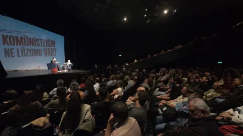 Terkoğlu ve Okuyan 'Komünistliğin Ne Lüzumu Var?' kitabıyla Ankara’da: ‘Siyaset yapan işçilere, emekçilere ihtiyacı var bu ülkenin’