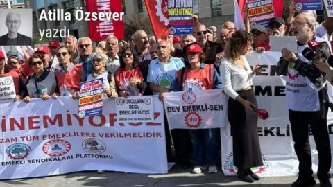 Emekli ölümüne çırpınıyor!