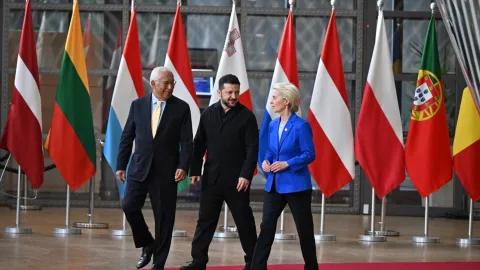 Trump’la gerilen Zelenskiy soluğu Brüksel’de aldı: ‘Gerçek liderlere minnettarım’
