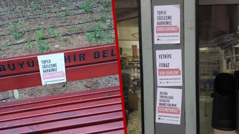 sariyer belediyesi iscileri toplu