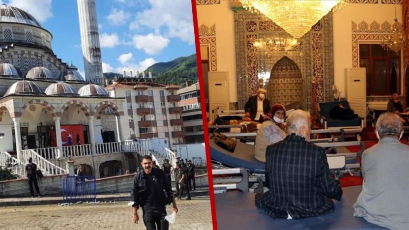 bozkurt ta sahra hastanesi olarak kullanilan cami erdogan geliyor diye bosaltildi iddiasi sol haber