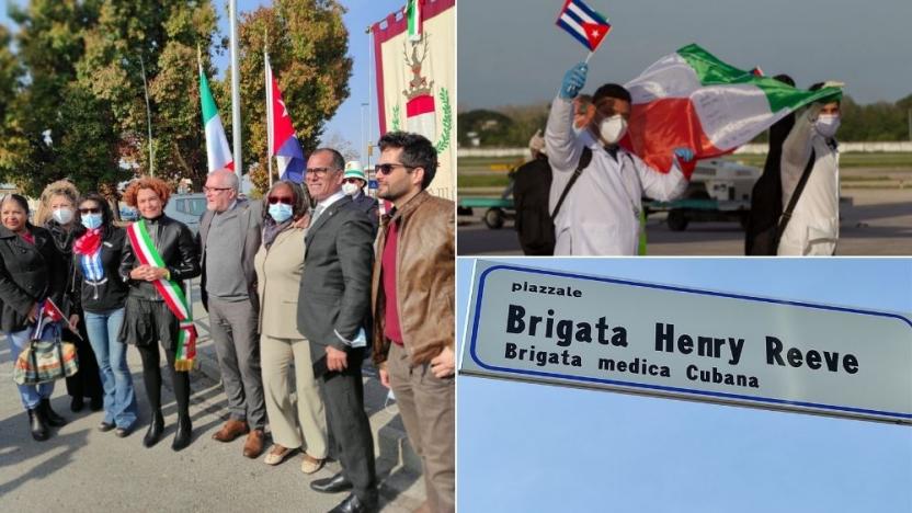 Italya Da Bir Meydan Kubali Doktorlara Ithaf Edildi Sol Haber
