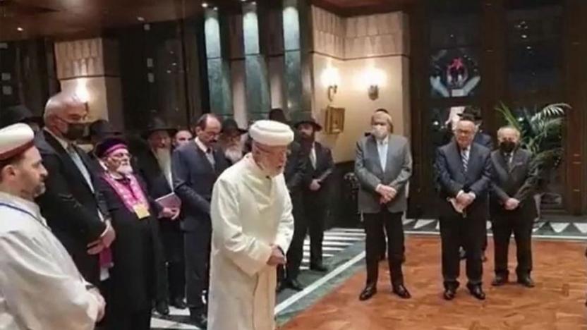 Beştepe'ye giden hahamlardan Erdoğan'a kutsama duası | soL haber