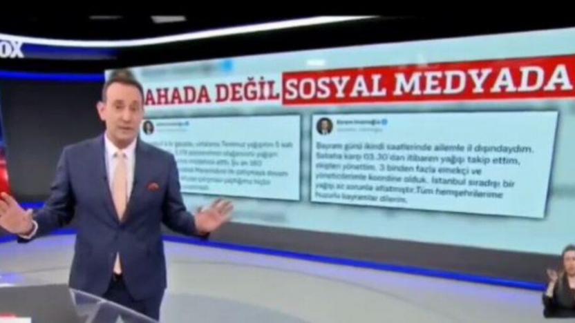 Fox TV sunucusundan Ekrem İmamoğlu'na sert tepki | soL haber