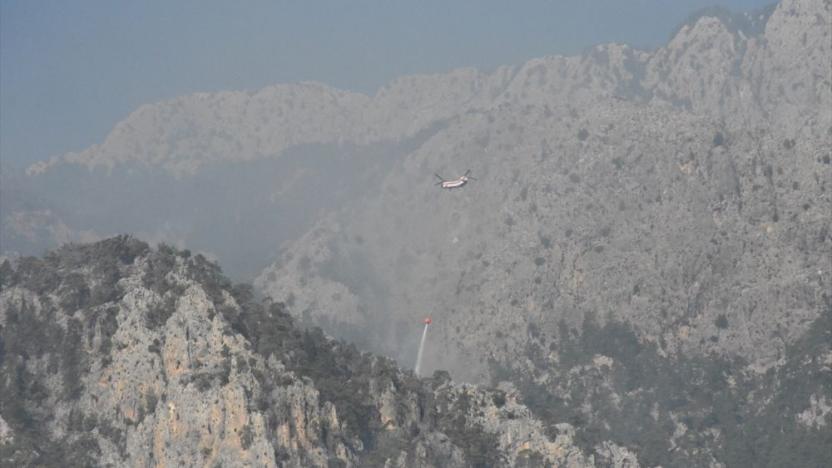 Kemer'deki orman yangını günler sonra kontrol altına alındı | soL haber