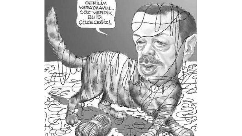 fırtınalı gün karikatür