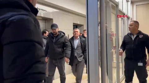 DHA, TÜSİAD Başkanı Orhan Turan'ı adliyede görüntüledi.