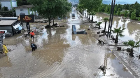 Trabzon'da sel